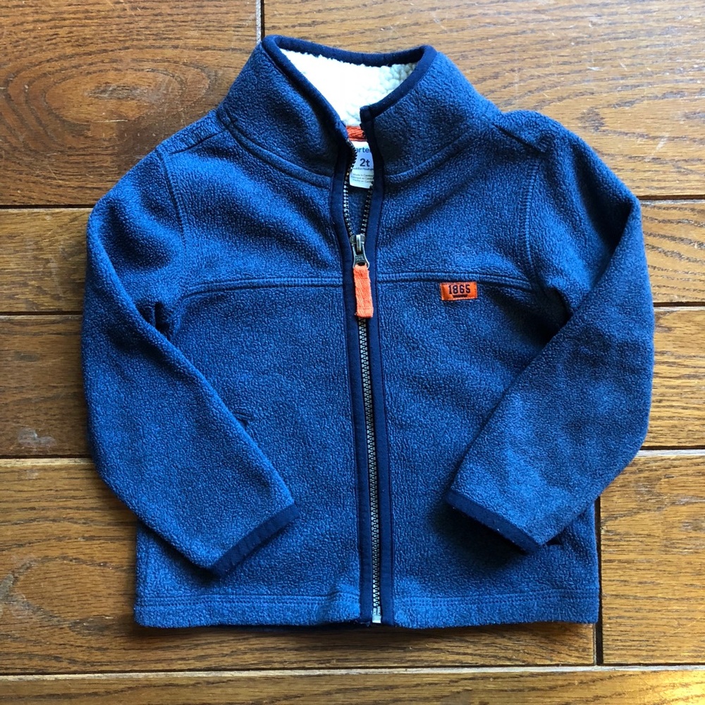Carters fleece blue jacket